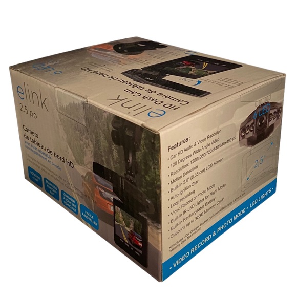 Dash Cam HD E Link brand. BNIB. Box sealed - Picture 7 of 7